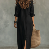 SAULE | Könnyedén Flattering Maxi Ruha a Mindennapi Sokoldalúságért