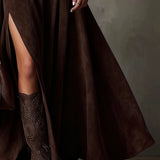 Sötétbarna Maxi Ruha