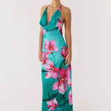 Yoon Gyöngyös Cowl Maxi Ruha - Petal Reef