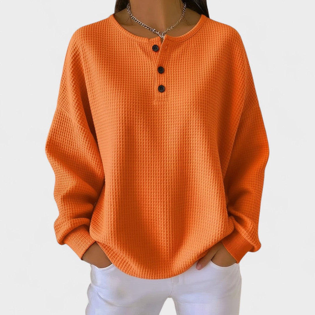 Piper | Kényelmes Waffle Knit Henley