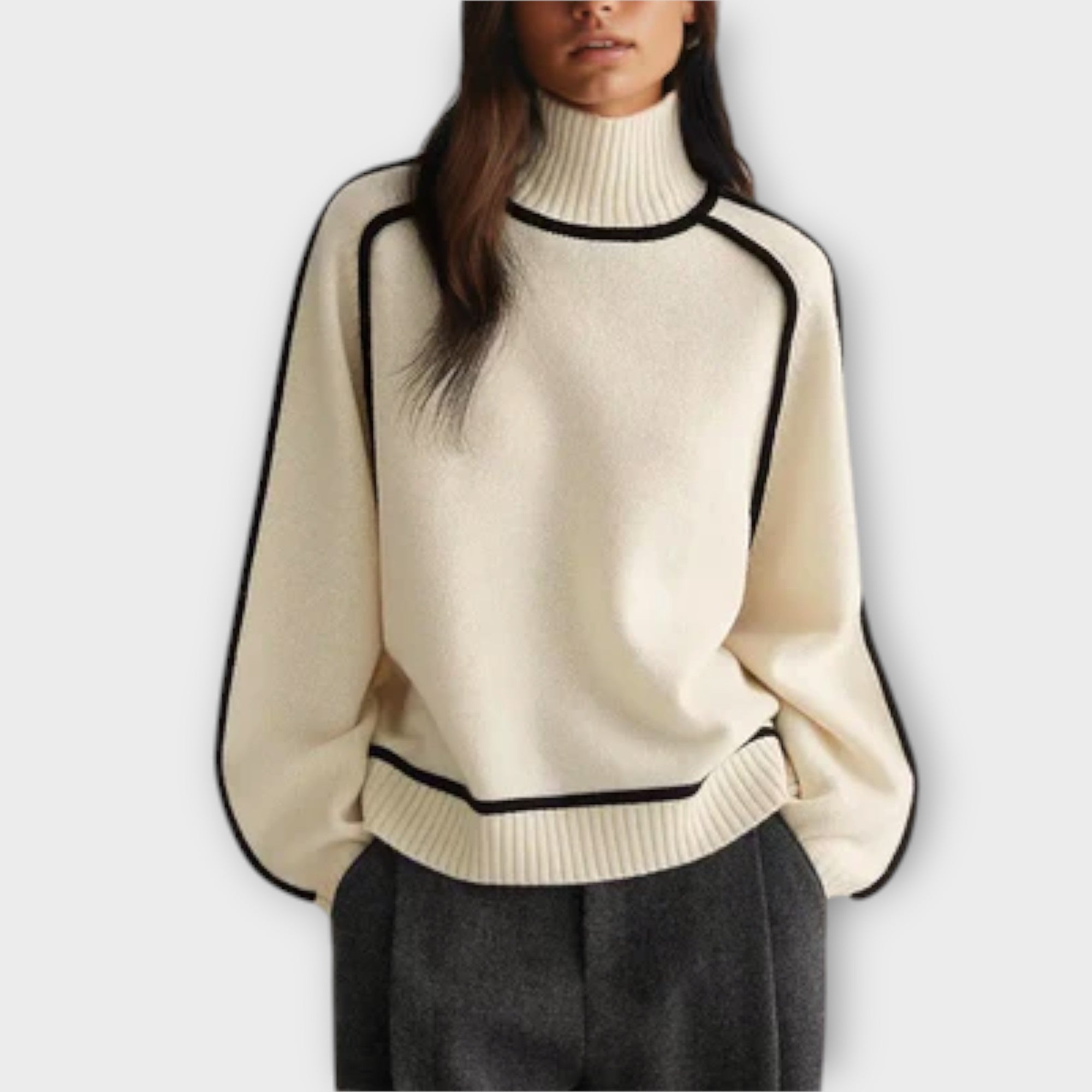 Emilie - Puha és Elegáns Garbós Pulóver