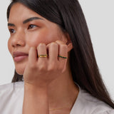 Emerald Beauty 18K Kristály Gyűrű