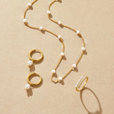 Nura Pearl 18K Arany Nyaklánc