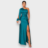 Zarra | Elegáns Egyszárú Maxi Ruha