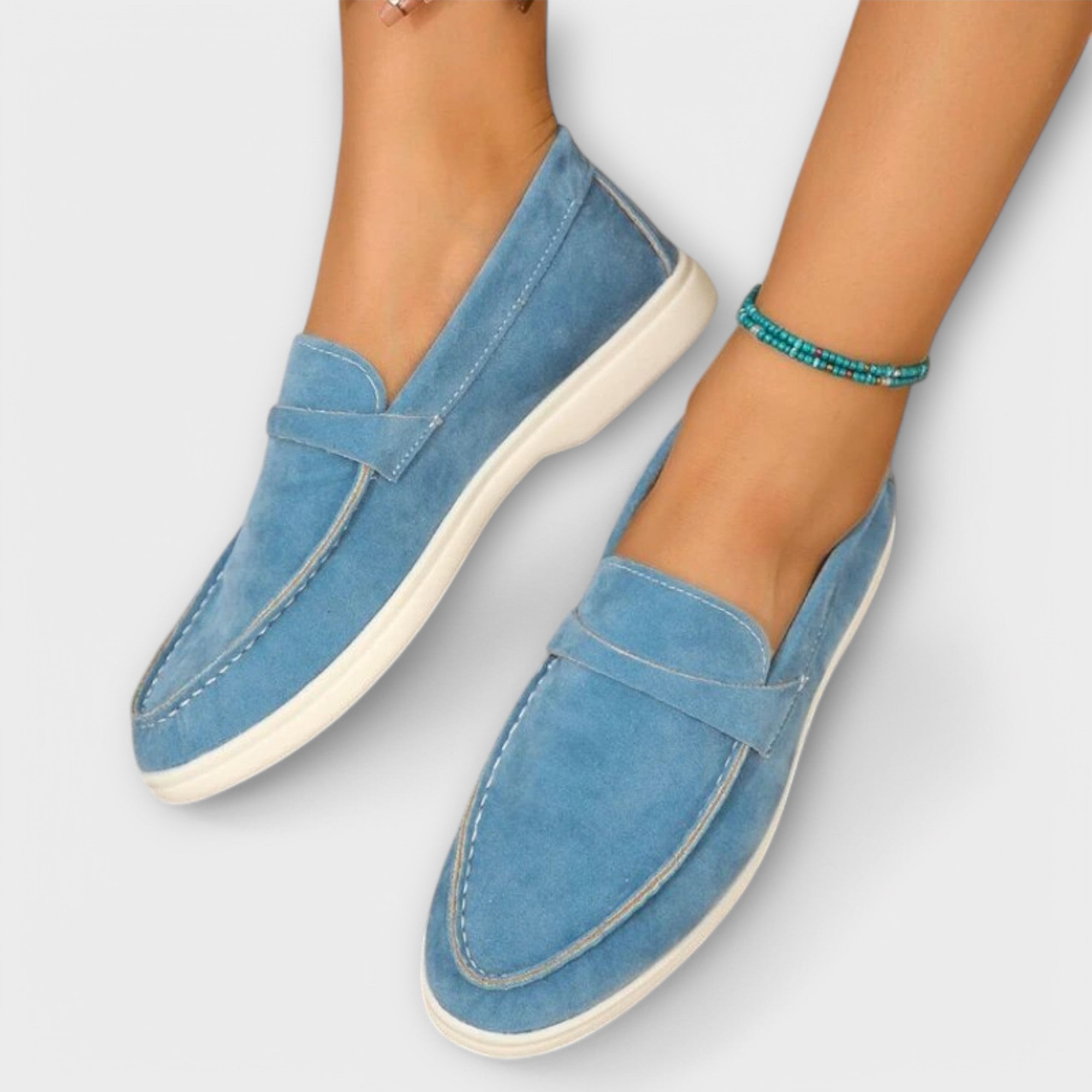 Elegáns Női Suéd Loafer